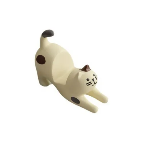CHRROTA Cartoon Cute Style Kitten Ornament Creative Luxury Phone Stand Home Living Room Desktop Lazy Stand Floor