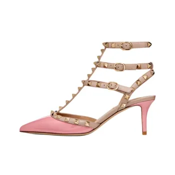 Valentino ROCKSTUD High Heels 6.5cm Women's Pink