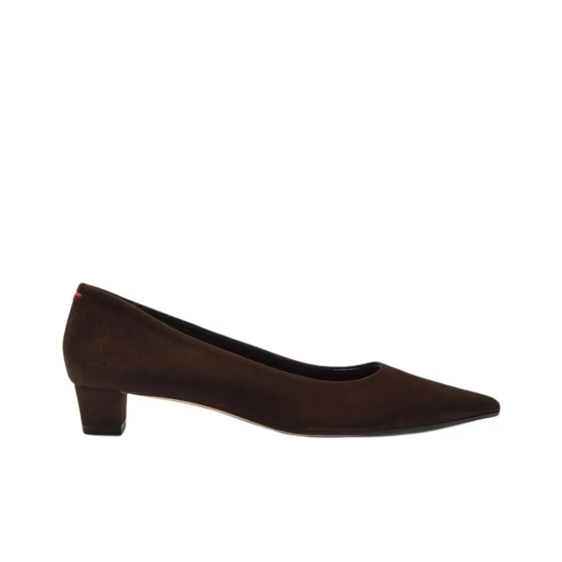 Aeyde Judi Chunky Heel High Heels 3cm Women's Brown-1