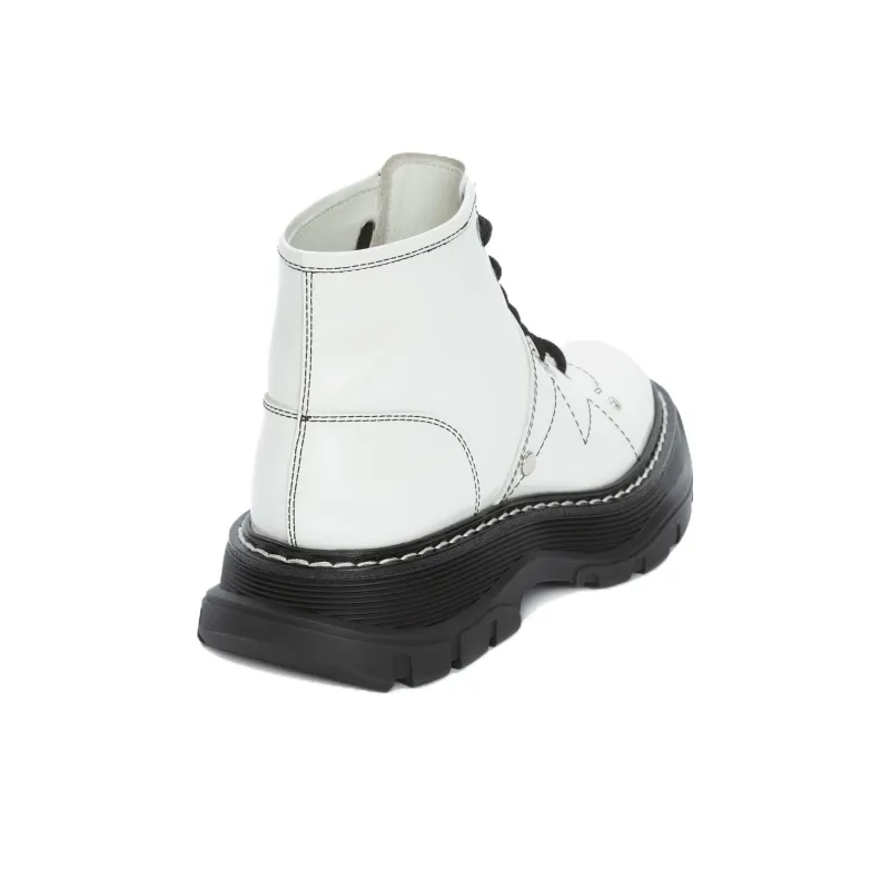 Alexander McQueen Tread Slick Boot 'Ivory Black' Women's-3