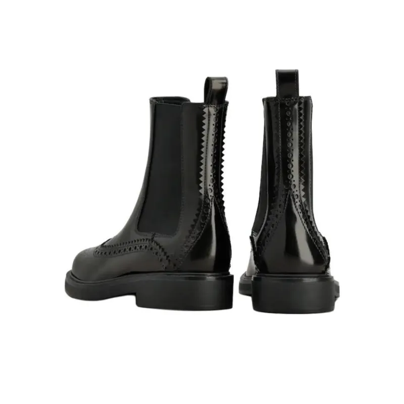 TOD'S Tods Round Toe Ankle Boots Women's-3