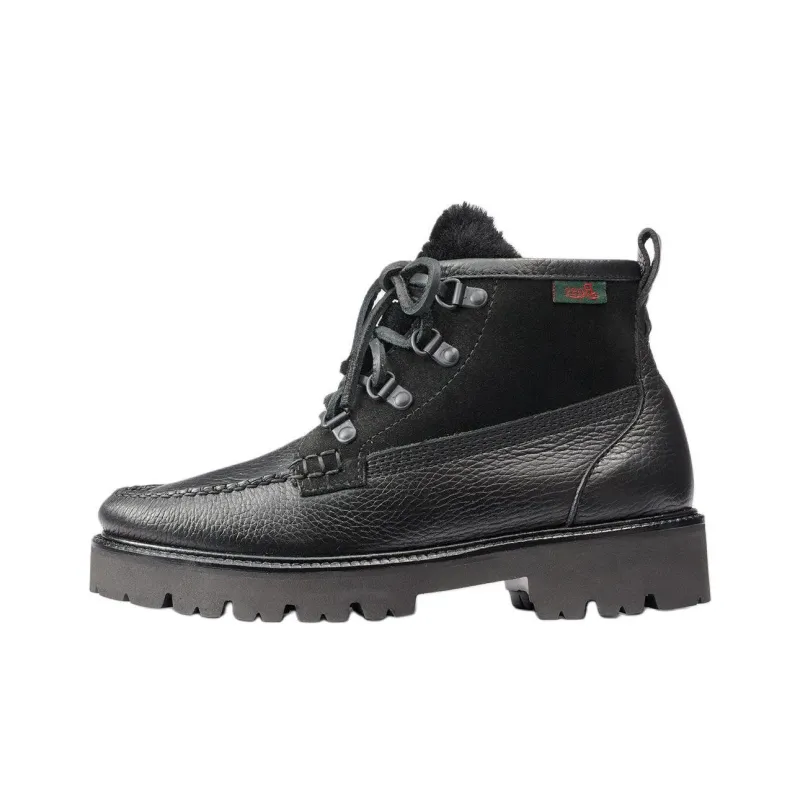 G.H. Bass & Co. Ranger Super Lug Ankle Boots 3.5cm Women's Black-0