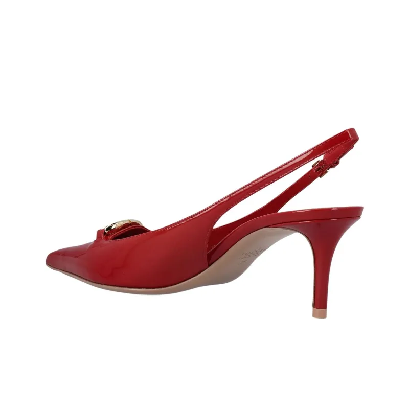 Valentino VLogo Signature Pointed Toe Slingback Pumps-3