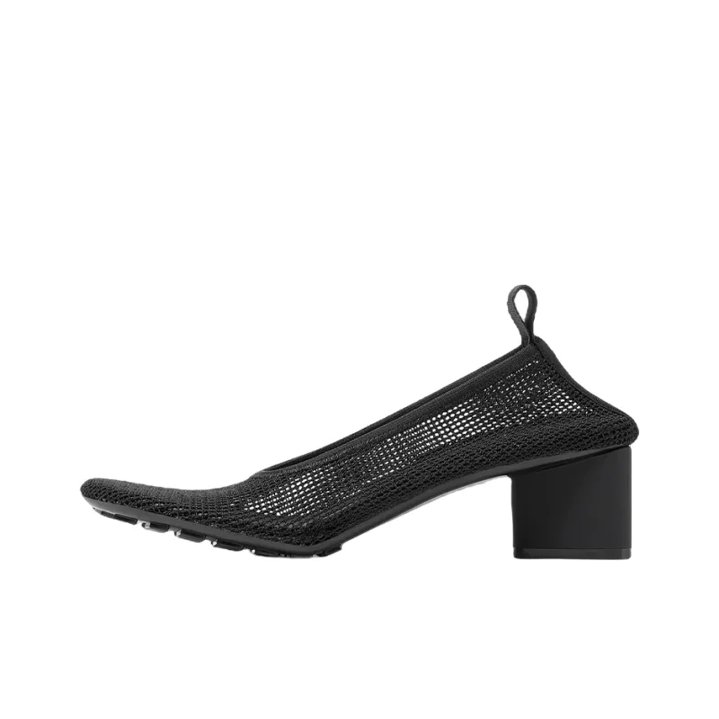 Bottega Veneta Chunky Heel High Heels 5cm Women's Black-0