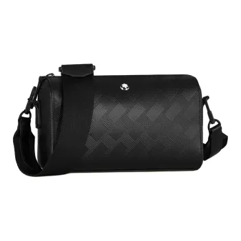 MONTBLANC Cow Leather Crossbody Bag Shoulder Bag Mini Women's Black
