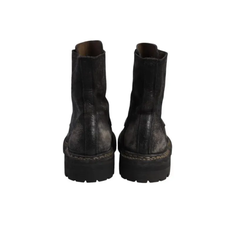 GUIDI Ankle Boots Men Black-4