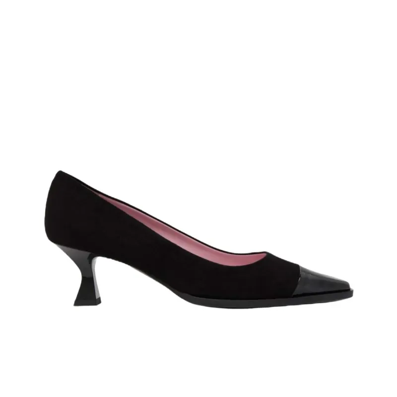 Carel Mathilde Irregular Heel High Heels 5cm Women's Black-1