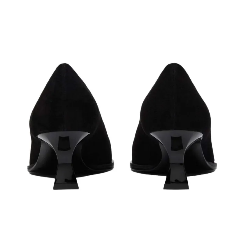 Carel Mathilde Irregular Heel High Heels 5cm Women's Black-3