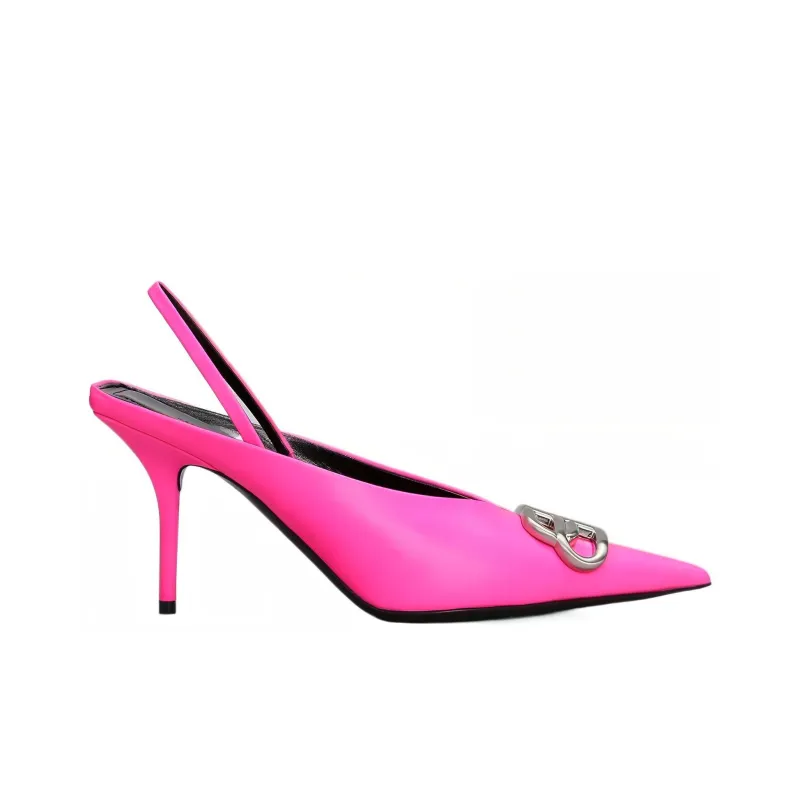 Balenciaga Knife Slim Heel High Heels Women's Pink-1