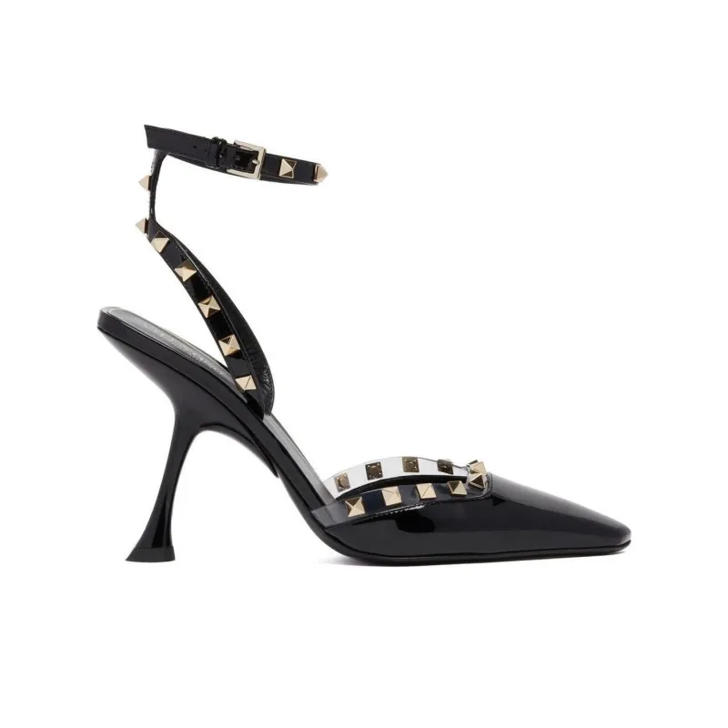 Valentino Garavani Rockstud Pointed Toe Pumps-1