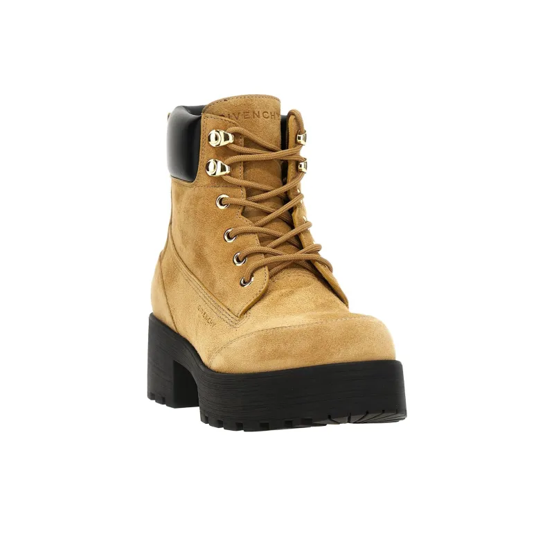 GIVENCHY Ankle Boots 5.5cm Women's Brown-2