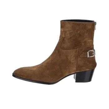 CELINE Ankle Boots Men Taupe