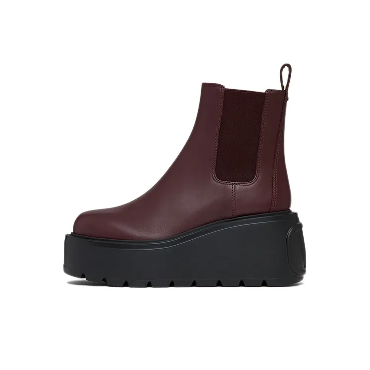 Valentino Uniqueform Chelsea Boots Women's Burgundy-0