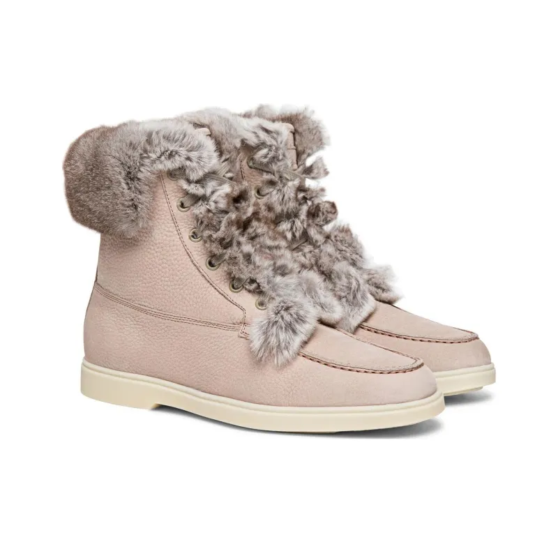 Santoni Fashion Ankle Boots Women's Nude Pink-2