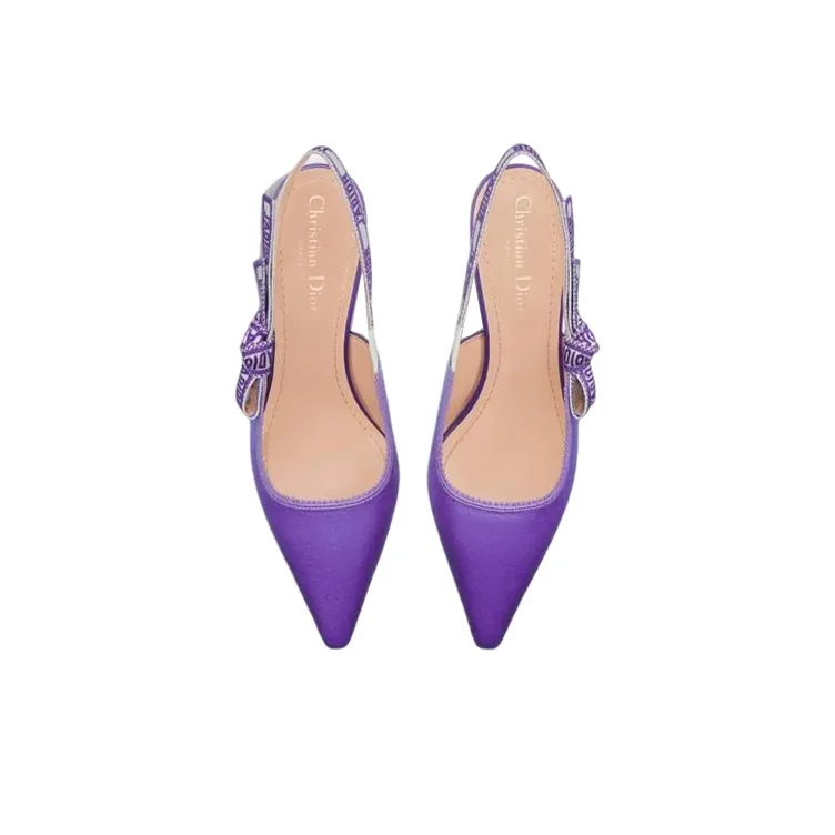 DIOR J'Adior Slim Heel High Heels 6.5cm Women's Purple-4
