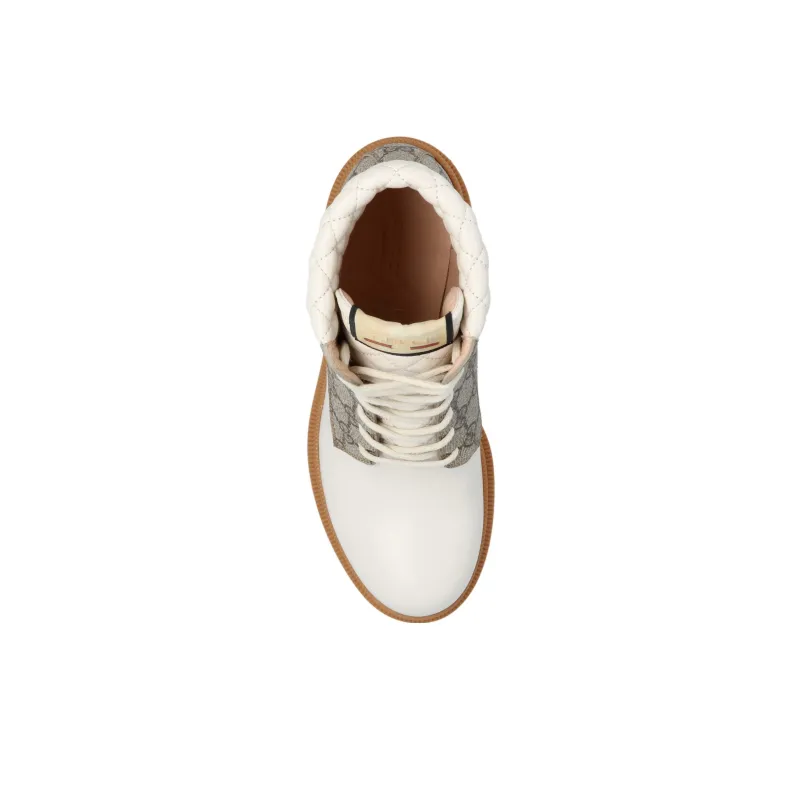 GUCCI Women's Gg Ankle Boot 'Beige' Women's-4