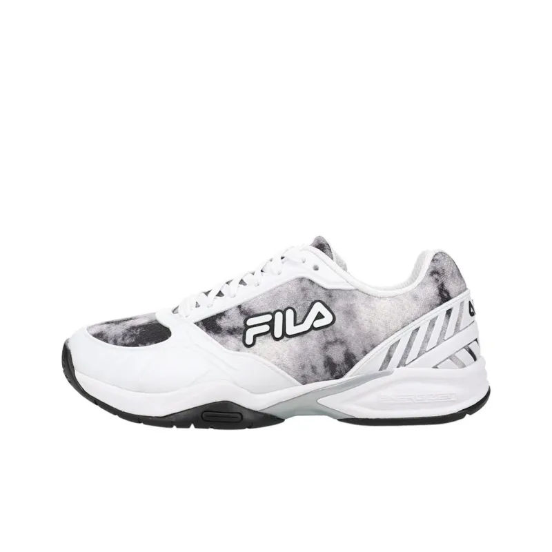 FILA Anti-Slip Wear-Resistant Low-Top Training Shoes Women's Black White-0
