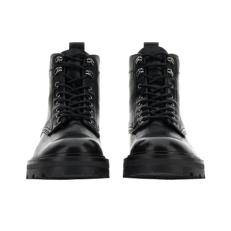 HOGAN H673 Lace Up Combat Boots-5