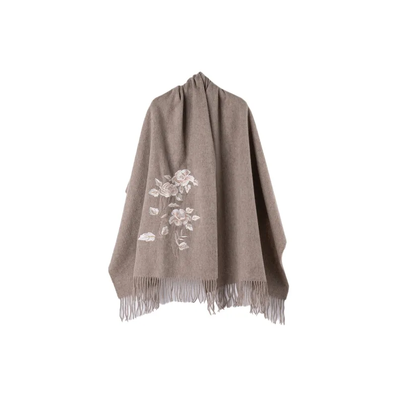 Shanghai Story Sheep Wool Knit Scarves Women's-14