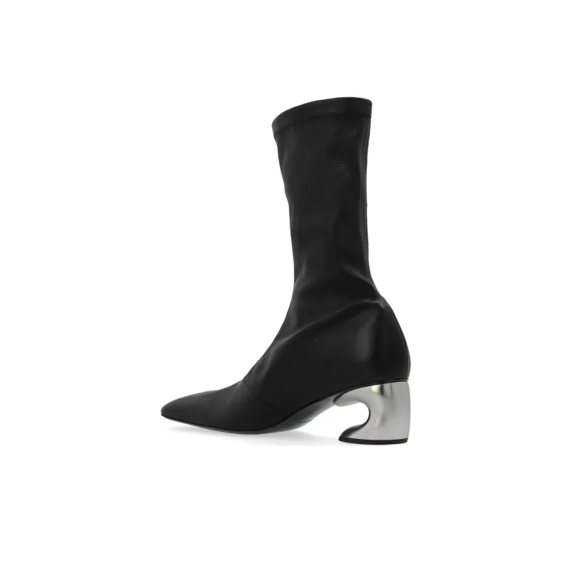 JIL SANDER Ankle Boots 5cm Women's Black-3