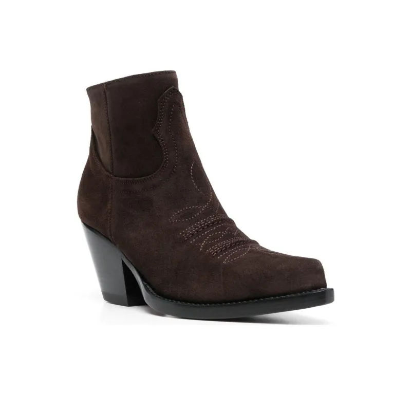 SONORA BOOTS Hidalgo 85mm Leather Ankle Boots Women's-2