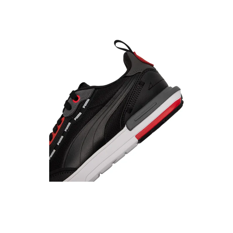 PUMA R22 'Signature Black High Risk Red'-6