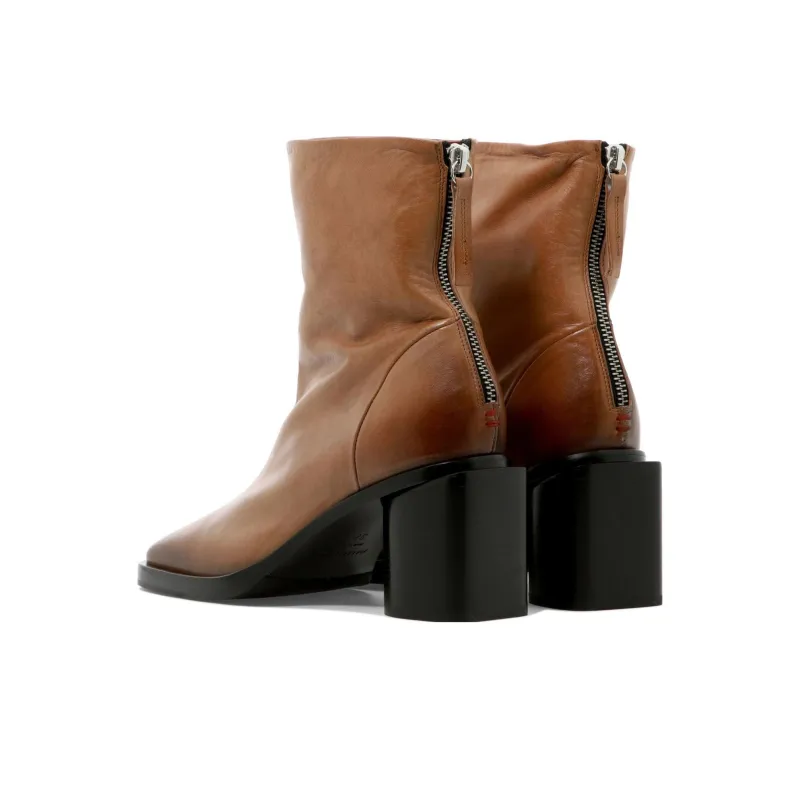 HALMANERA Ankle Boots Women's Brown-3