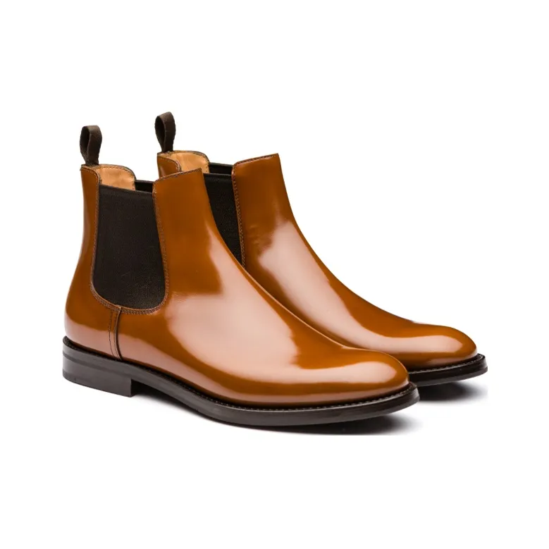 CHURCH'S Monmouth Ankle Length Chelsea Boots Women's Yellow-1