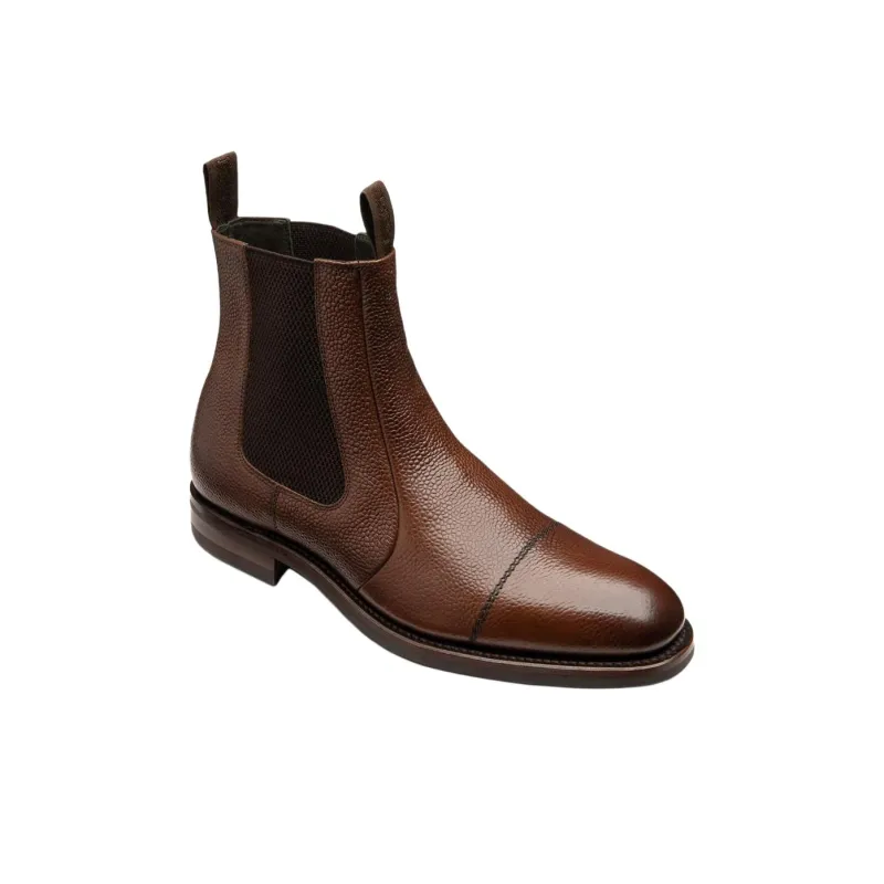 LOAKE Newbury Short Chelsea Boots Men's Dark Brown-2