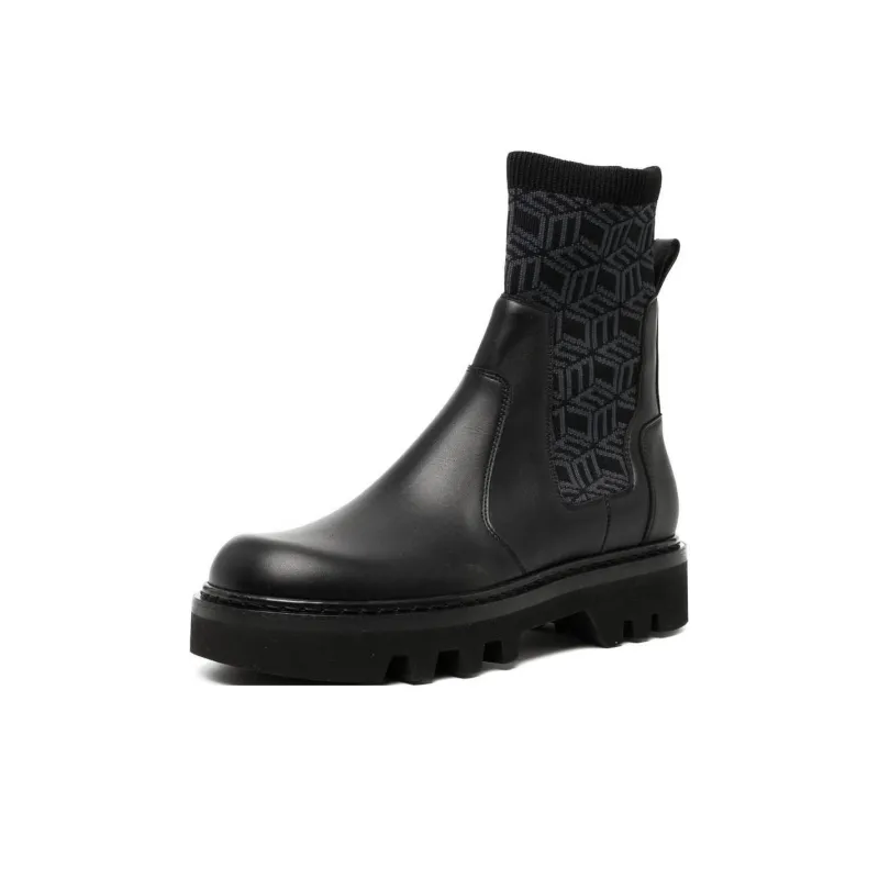 MCM Short Chelsea Boots Women's Black-2