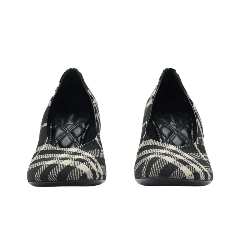 Burberry Baby Slim Heel High Heels 8.5cm Women's Black-2