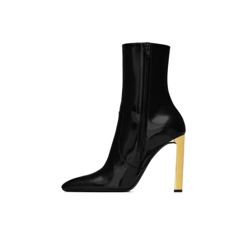 SAINT LAURENT Auteuil Pointed Toe Ankle Boots Women's