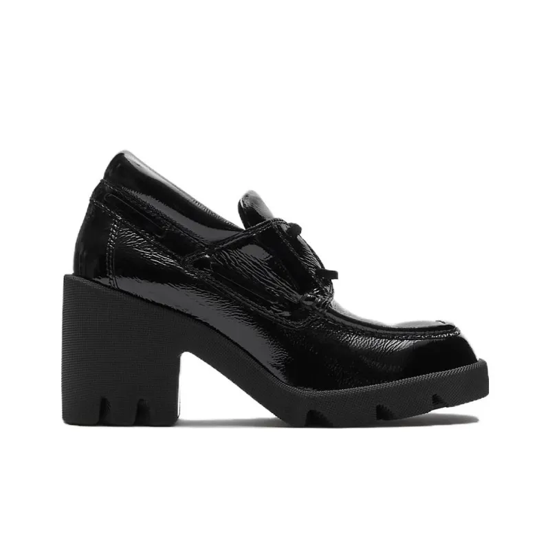Burberry Chunky Heel High Heels 6.5cm Women's Black-1