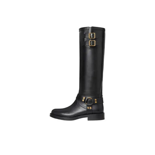 CELINE Knee high Boots 3.5cm Women's Black