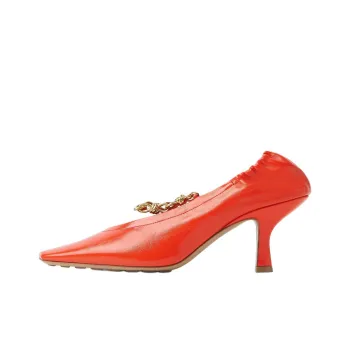 Bottega Veneta Sharp Slim Heel High Heels 6cm Women's Orange