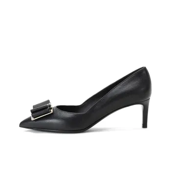 FERRAGAMO Slim Heel High Heels 5.5cm Women's Black