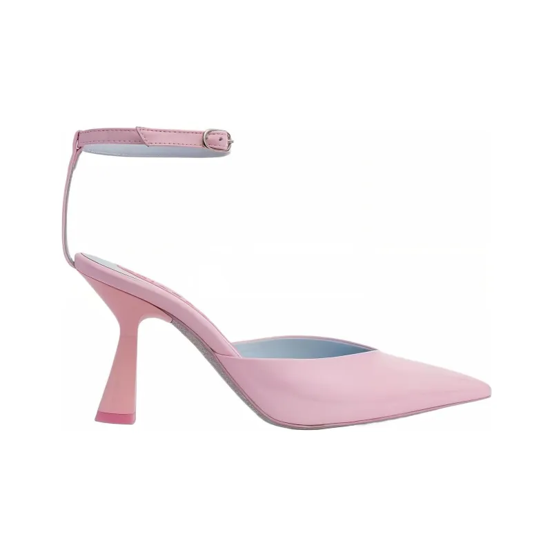 CHIARA FERRAGNI Cf Decollete Chunky Heel High Heels 8.5cm Women's Pink-1