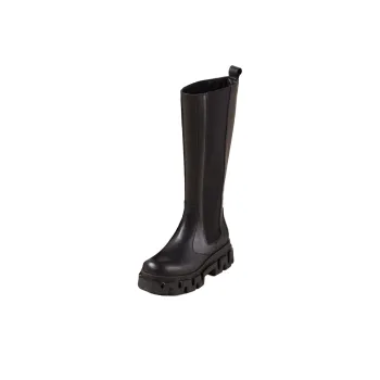 ALOHAS Knee-High Chelsea Boots 5.5cm Women's Black