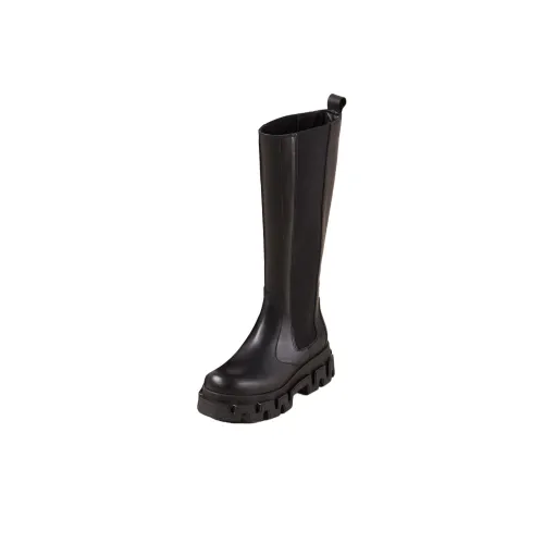 ALOHAS Knee-High Chelsea boots Silver 5.5cm Women's Black