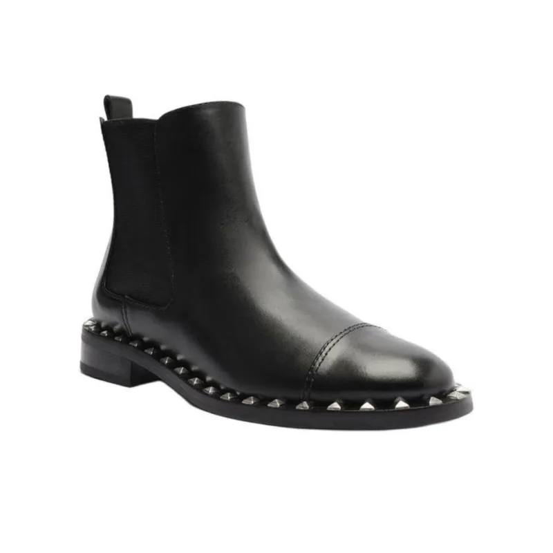 Schutz Short Chelsea Boots Women's Black-2