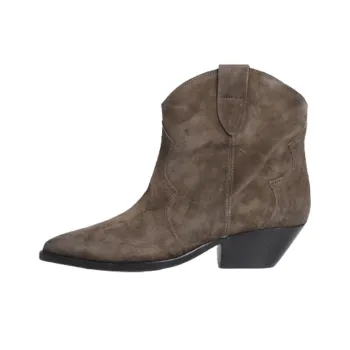 ISABEL MARANT Dewina 40mm Suede Cowboy Boots