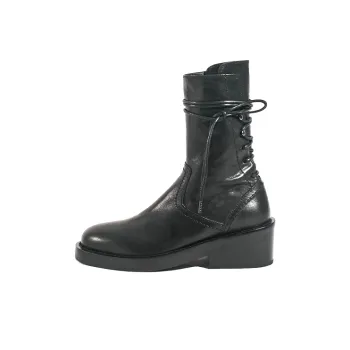 Ann Demeulemeester Ankle Boots Women's High Top Black