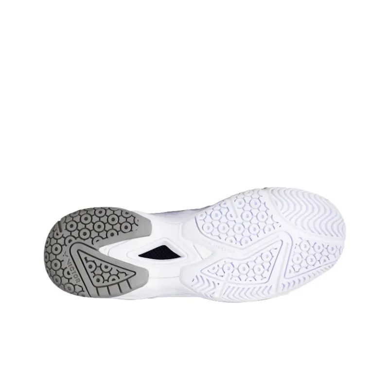 VICTOR 9200TD Anti Slip And Wear Resistant Breathable Low Top Badminton Shoes Unisex White Gray-2