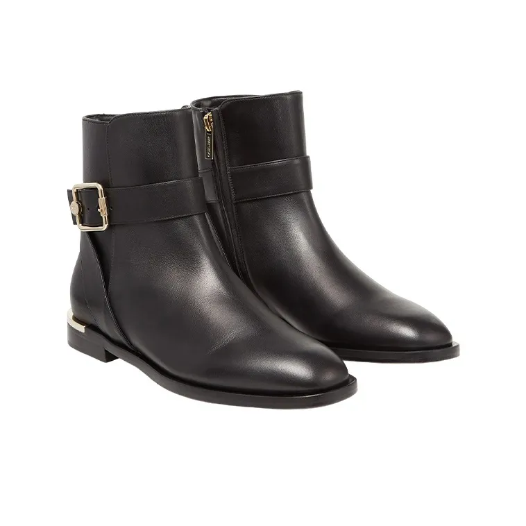 Jimmy Choo Clarice Ankle Boot Black Leather-3