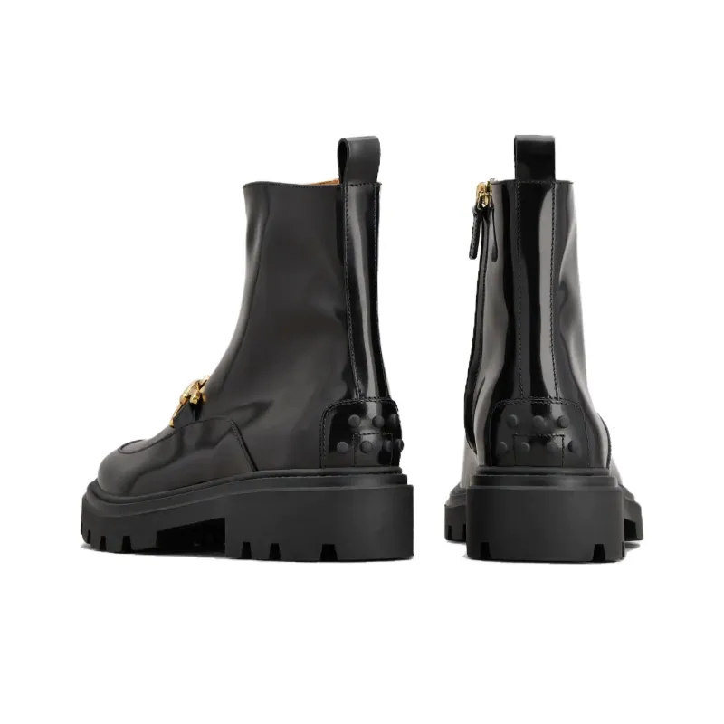 TOD'S Chain Link Ankle Boots Women's-3