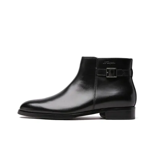 S.T.Dupont Ankle Boots Men Black