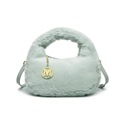 FAIRWHALE Plush Handbag Women's Mint Green