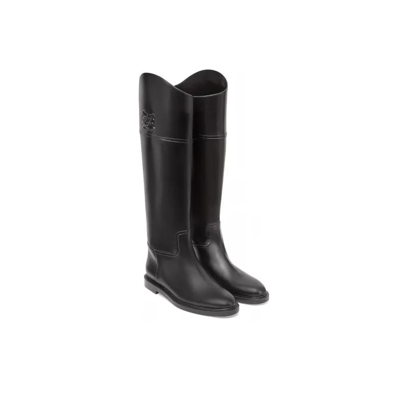 FENDI Knee high Boots Women's Black-3