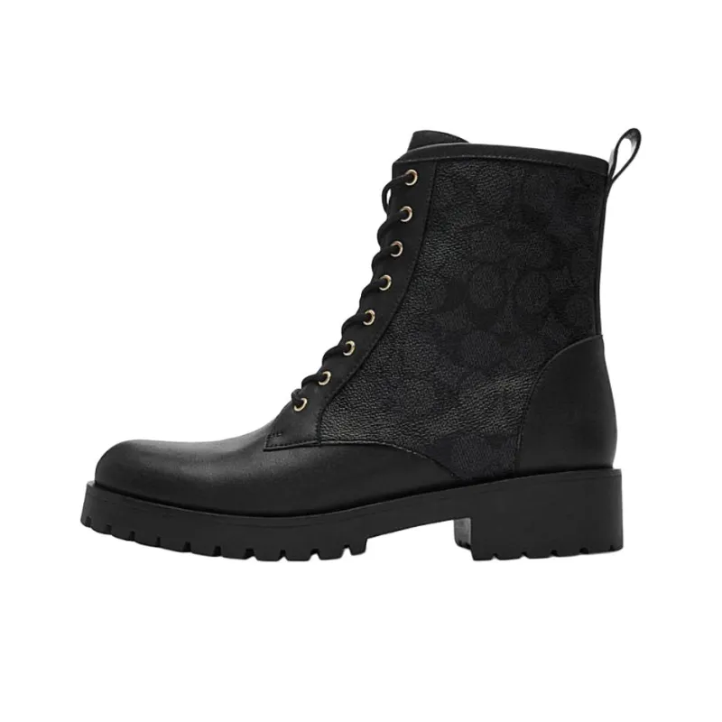 COACH Short Martin Boot Women's Black-0