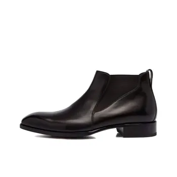 TOM FORD Ankle-Length Chelsea Boots Low Heel Men's Black